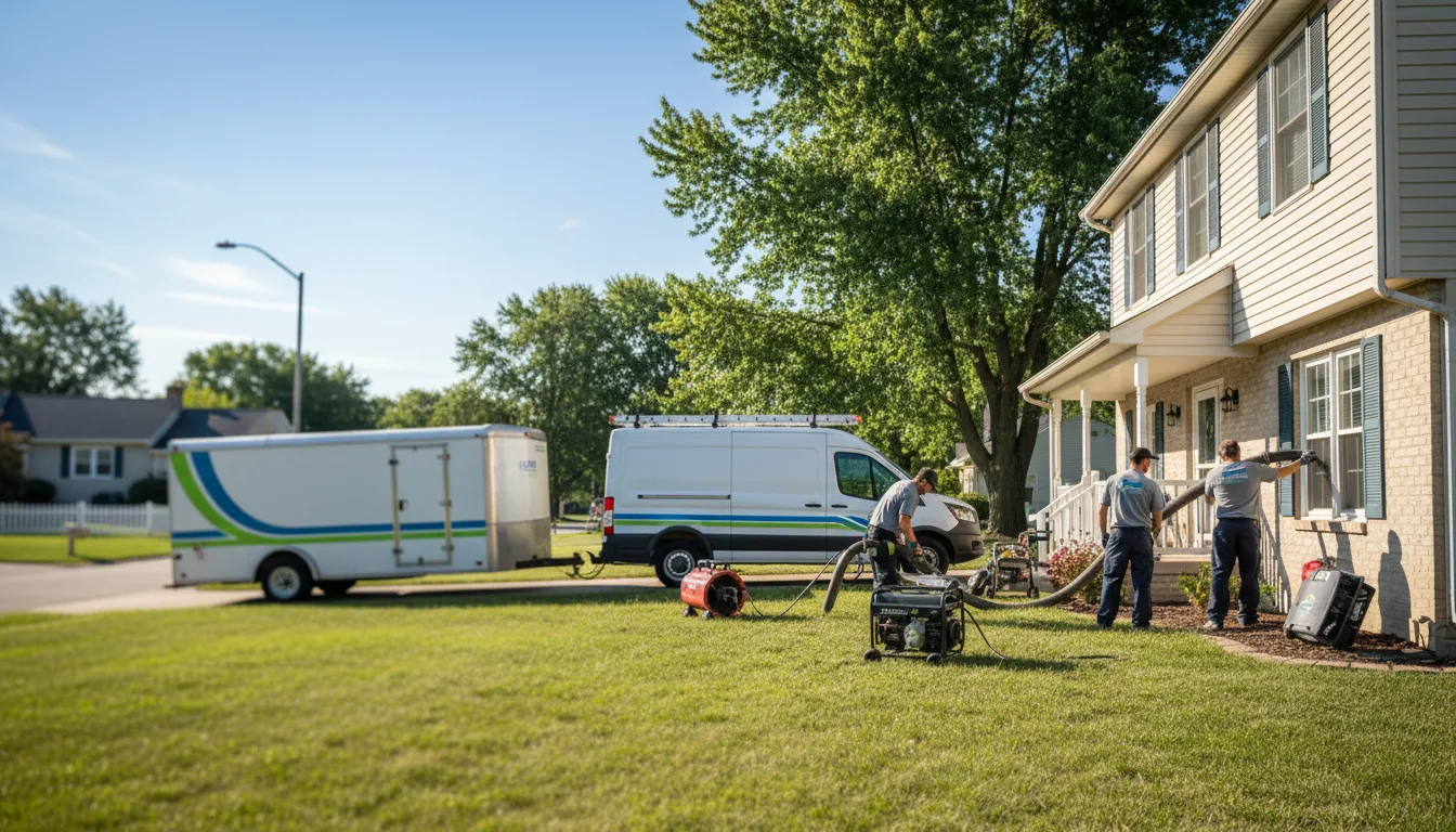 Flooded Basement Restoration And Cleanup With Repair in Doon, IA near me